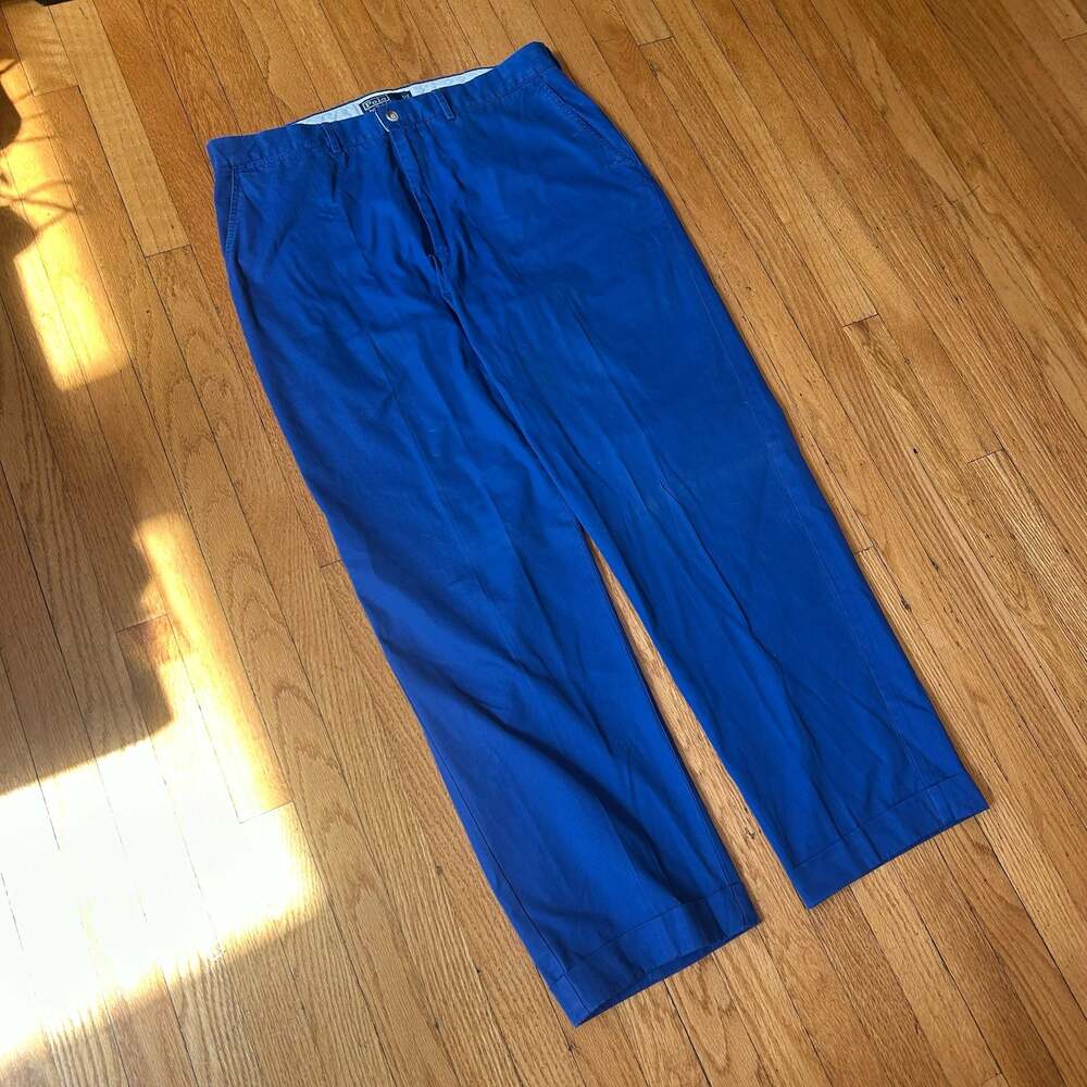 Polo by Ralph Lauren Men's Blue Chino Pants Size 34/34